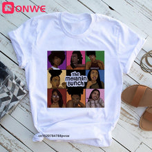#Women Beautiful African White Funny Print T shirt Girl Black Queen Lip Harajuku 90s Clothes,Drop Ship - funshirtsusa