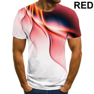 #Men 3D Printed T-Shirt Personality Lightning T Shirt Short Sleeve Casual T Shirt 2021 New Summer Fashion T-Shirt - funshirtsusa