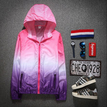 WOMEN'S HOODED PATCHWORK JACKET