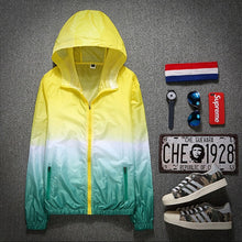 WOMEN'S HOODED PATCHWORK JACKET