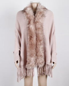 #Fur Collar Shawl - funshirtsusa